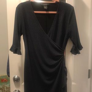 Express dress with 3/4 length sleeves
